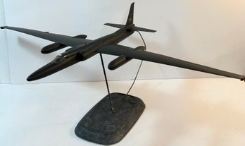 Black Military Model Plane