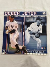 2011 Derek Jeter Calendar.     Great Photo For Each Month.