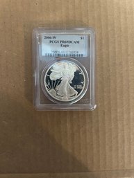 Beautiful 2006 American Silver Eagle 1 Oz Bullion Coin West Point Proof PR 69 DCAM PCGS !!!