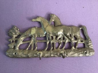 Brass Horse Wall Hangers