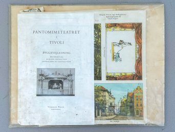 A Danish Lithograph Series - The Pantomime Theatre IN Tivoli