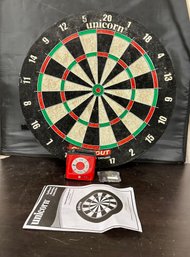 Unicorn Dartboard Eclipse NG2 4DS England Recreational Quality Bristle Dart Board In Original Box. RC-CVBc