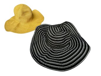 Pair Of Women's Sun Hats With Wide Brims (J Crew & More)