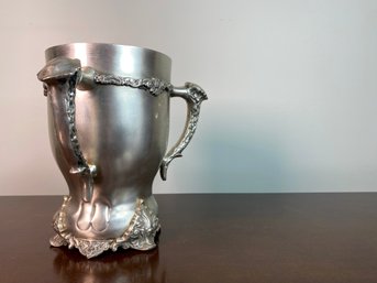 Stag Horn Motif Tri Handled Trophy Vessel