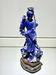 Hand Carved Lapis Lazuli Statue