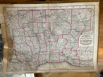 Box Of Vintage Maps, Photos And News Articles