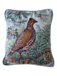 Handmade Quail Pillow - Vintage