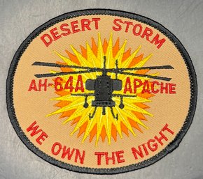 Desert Storm We Own The Night Collectible Patch New