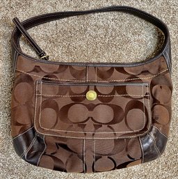 Vintage Coach Zip Top Hobo Shoulder Bag