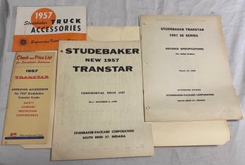 1957 Studebaker Transtar Publications