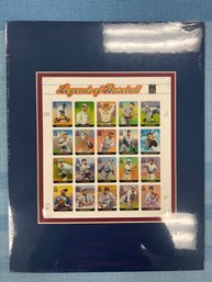 Legends Of Baseball Stamp Package