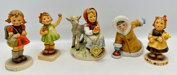 5 Hummel Figurines By Goebels, Germany