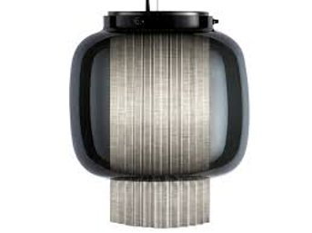 A Modern Pendant Fixture - Manila By Parachilna - Black - Large - New In Box