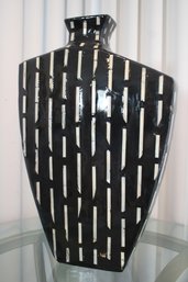 Retro Black And White Abstract Vase