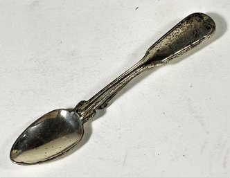 Vintage Frank Smith Sterling Silver Fiddle Head Spoon Brooch Pin