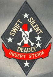 Desert Storm Swift Silent Deadly Collectible Patch New