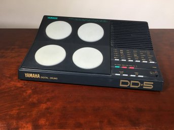 Very Cool YAMAHA Digital Drums DD5 - Vintage Digital Instruments Are VERY Collectible - This Unit Is Untested