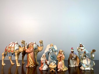 LENOX - Little Town Of Bethlehem Figural Nativity Scene Arrangement - (10) In Boxes
