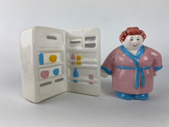 Late Night Trip To The Refrigerator Salt & Pepper Shaker Set