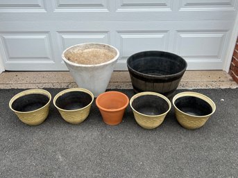 Lot Of 7 Planters