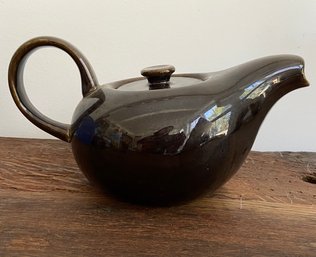 MCM Russel Wright By Steubenville Brown Teapot