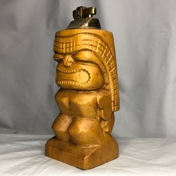 Fantastic MCM / Modern Table / Desk Lighter MONKEYPOD - MONKEY POD Tiki God  Tiki Idol - Nice Piece !