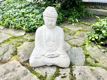 Temple Buddha Concrete Garden Statue