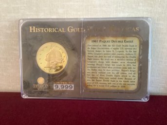 Historical Gold Eagle Replicas $20 Coin #2
