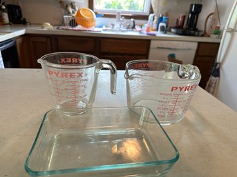 3 Pc. Pyrex