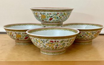 Set Of 4 ANDREA By SADEK Winterthur Footed Bowls