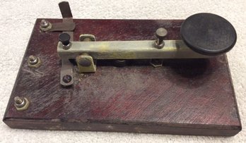 Vintage Morse Code Telegraph Key