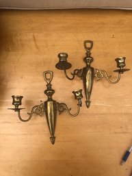 2 Vintage Candle Sconces