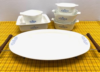 Collection Of Blue Cornflower Bakeware By Corningware