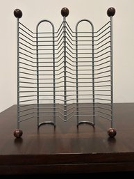 Set Of 4 Metal CD Racks