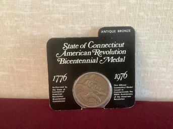 State Of CT American Revolution Bicentennial Medal #3
