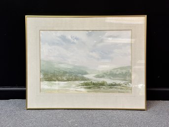 Faripour Forouhar, Original Watercolor, Farmington River