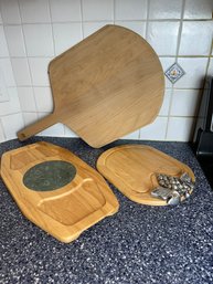 Pizza And Cheese Boards Lot