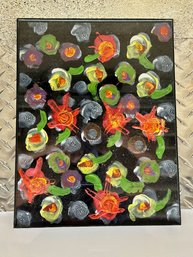 Navy Veteran Therapeutic Art By Christine J. Mikolajczac - Barely Blooming