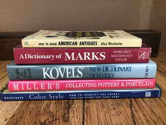 5 Books On Collecting And Identifying Antiques