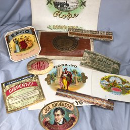 Lot 1 Of 3 - Over 20 Genuine Vintage Cigar / Cigar Box Label - ALL FROM CUBA / HAVANA - Very Hard To Find !