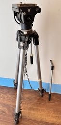 Vintage Bogen 3061 Tripod, Italy With Extra Handle