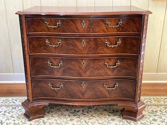 A Flame Mahogany Nightstand By Mount Airy Furniture