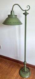 Green Tin Floor Lamp