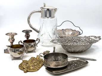 Vintage Silver Plated Serving Ware And Much More