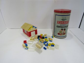 Vintage American Plastic Bricks No. 715 Halsam Products / Playskool