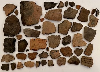 Lot Ancient Antique Terra Cotta Pottery Shards - Dug Artefacts Fragments - Unknown Location