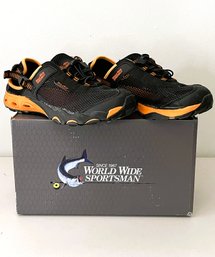 World Wide Sportsman Shoes- Ridgeway Size 10 M, Orange And Black