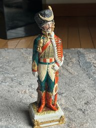 Superb Vintage SITZENDORF/ SCHEIBE ALSBACH Porcelain Military Figure- Napoleonic General De Beauharnais