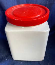 Arabia Finland Milkglass Jar