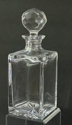 MCM  Heavy Weight Crystal Spirit Decanter With Stopper 10' Height No Issues